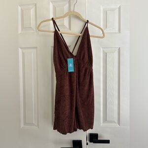 Brown Women's Romper